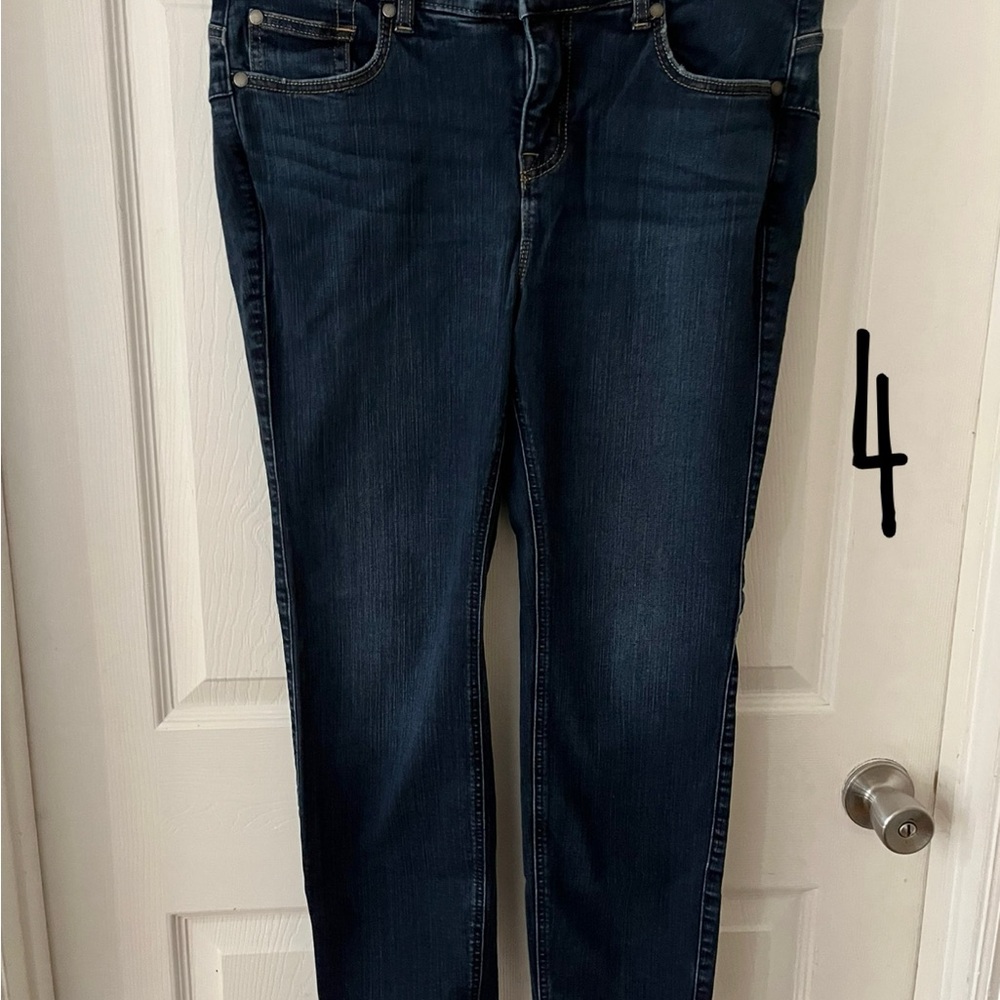 Torrid Blue Skinny Jeans with Subtle Fading